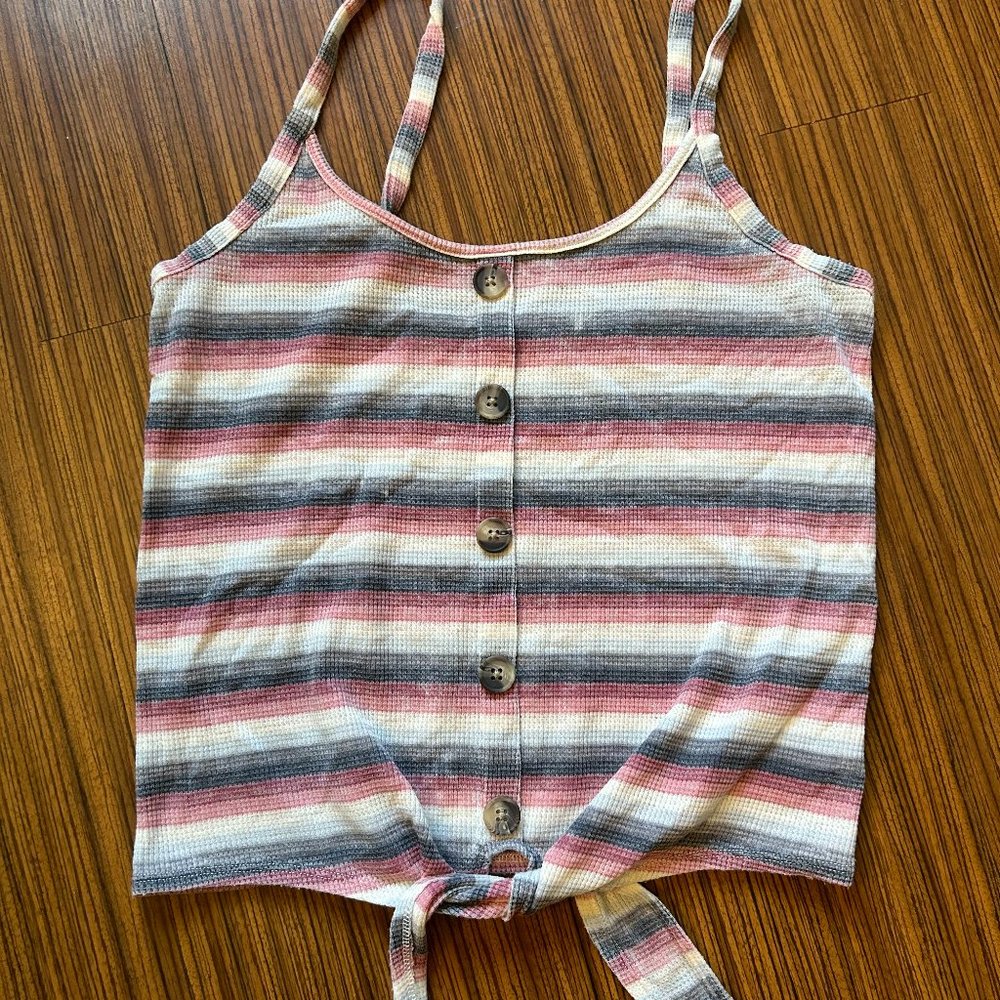 American Eagle striped tank size M
